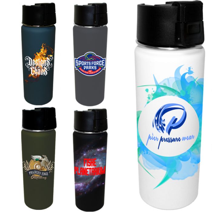 Custom Printed Full Color 20 Oz Halcyon® Sport Bottles