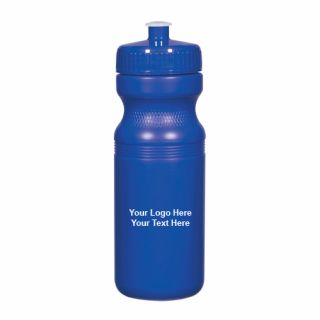 24 Oz Printed Poly-Clear Fitness Bottles