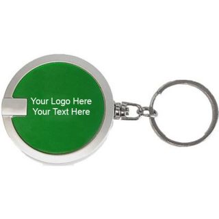 Printed Deluxe Shape Round Flashlight with 7 Colors