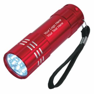 Aluminum LED Flashlights with Straps