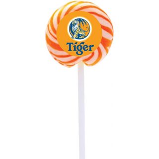 Swirl Lollipop with Round Label