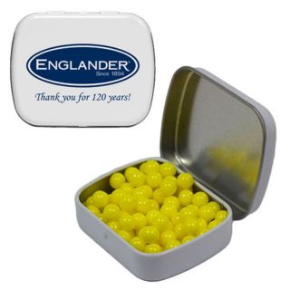 Printed Small Tin with Hard Candies