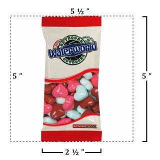 ized Zagasnacks™ Snack Pack Bags - Hearts