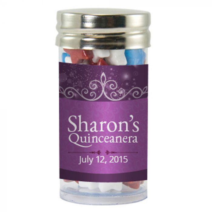 Custom Printed Gourmet Plastic Candy Tube