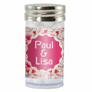 Printed Gourmet Plastic Candy Tube