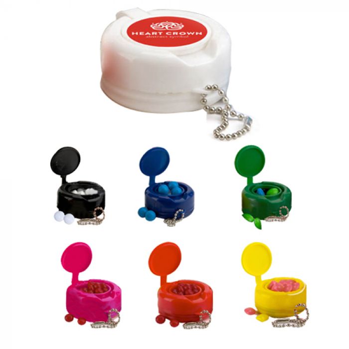 Custom Flip Top Candy Container with Mints