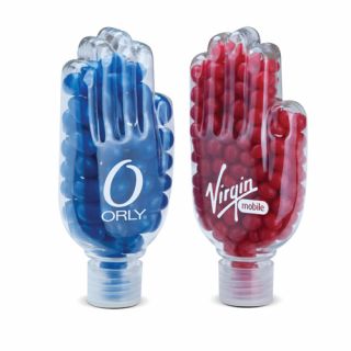 Hand Shaped Candy Container with Mints