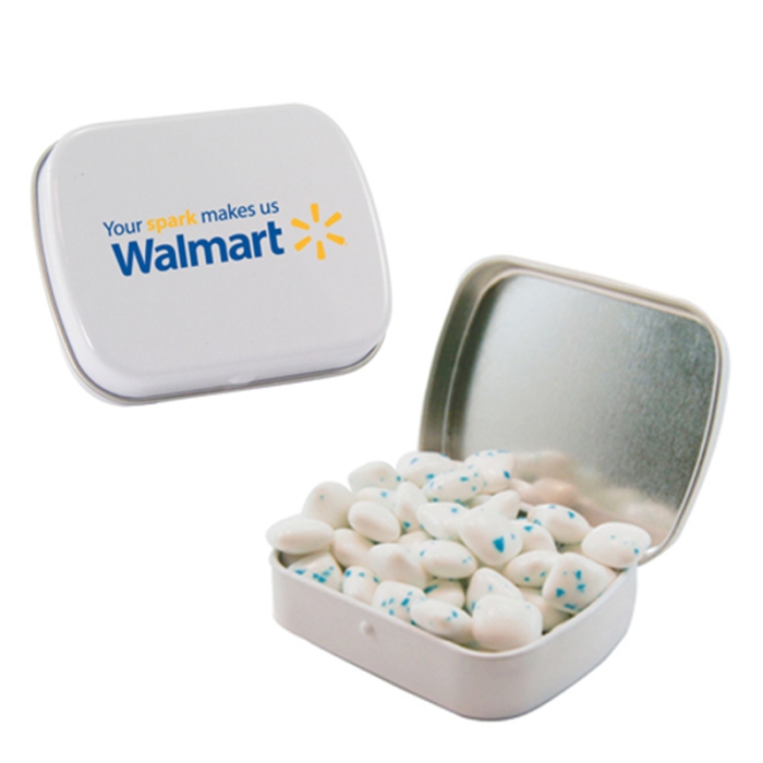 Custom Imprinted Small Tin with Sugar-Free Gum