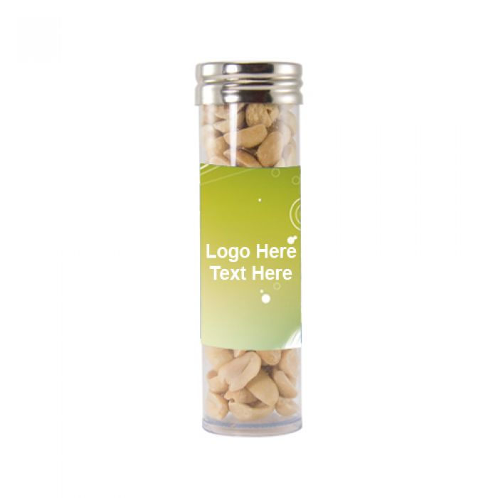 Promotional Large Gourmet Plastic Tube with Peanuts