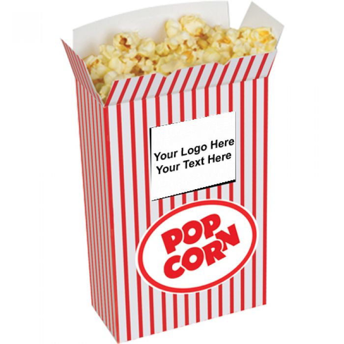 Custom Logo Imprinted Popcorn Box