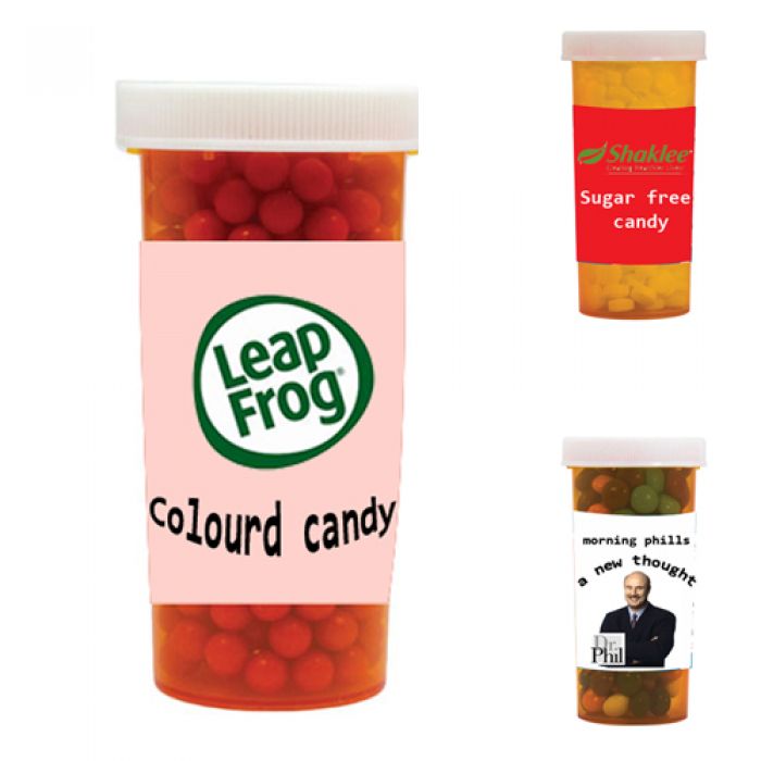 Personalized Large Pill Bottle Candy