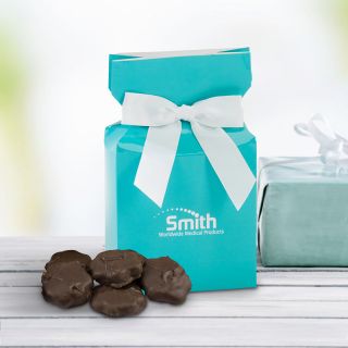 Chocolate Turtles in an Ovation Box
