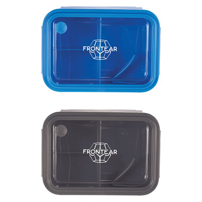 Personalized Three Compartment Food Storage Bento Boxes
