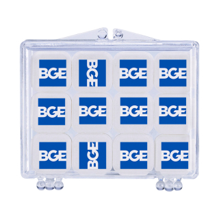 Clear Plastic Cases with Printed Mints
