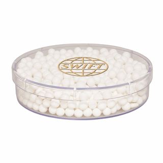 ized Large Round Show Piece with Signature Peppermints