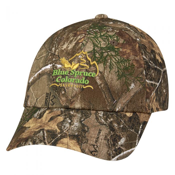 Custom Realtree® and Mossy Oak® Hunter's Hideaway Camouflage Caps