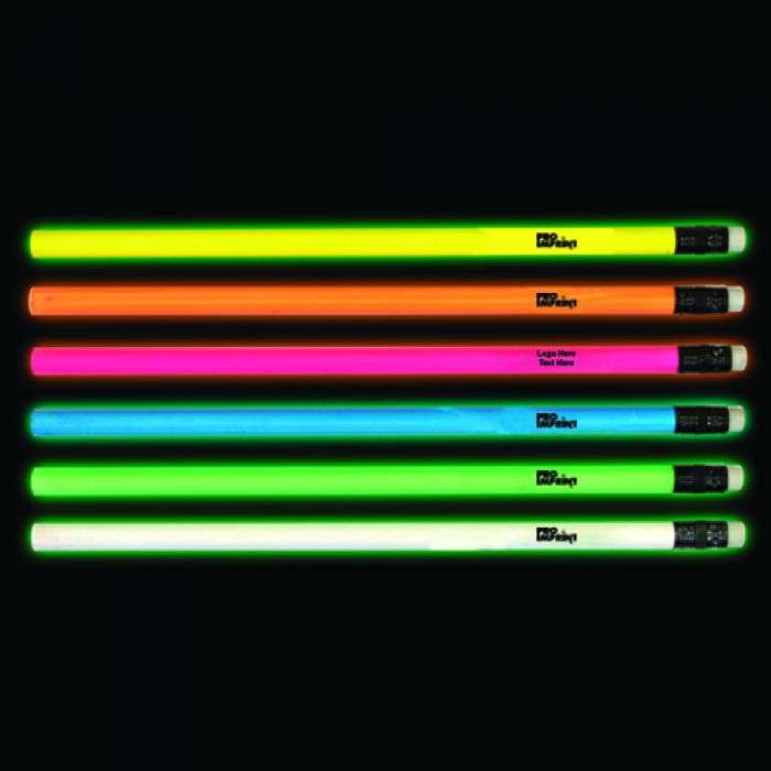 Custom Printed Nite Glow Pencils with Eraser