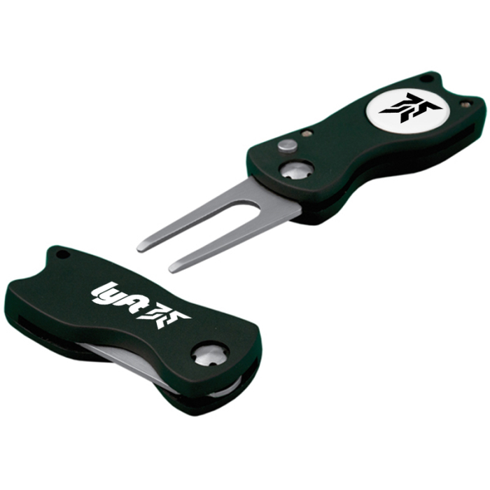 Custom Divot Repair Tool With Ball Markers