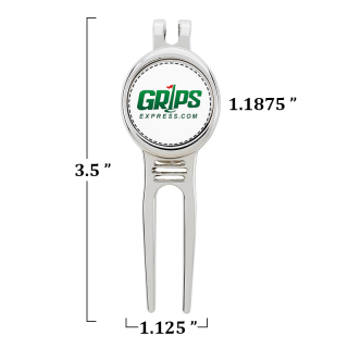 Golfers Divot Tool with Ball Markers