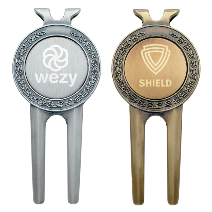 Custom Honor Magnetic Divot Repair Tool with Ball Markers