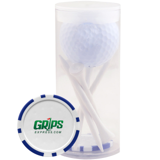 1-Ball 5-Tee Par Packs with Poker Chip Ball Markers
