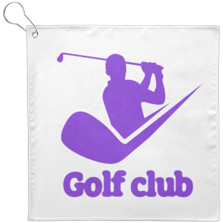 12x12 200 GSM Golf Towels with Grommet