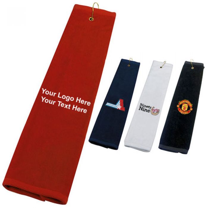 Customized Tri-Fold Golf Towels