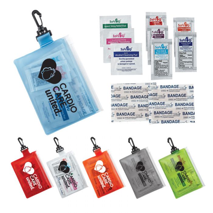 Customized On The Go 12-Piece First Aid Packs
