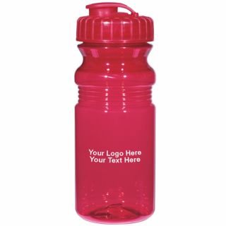 ized Poly-Clear 20 Oz. Fitness Bottle With Super Sipper...