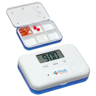 Deluxe Easy Carry 6 Compartment Pillboxes with...