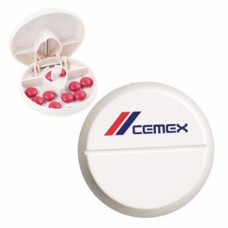Logo Compact Pill Cutter / Dispensers