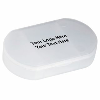 Printed Oval Shape Pill Holders