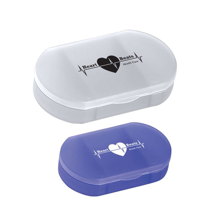 Custom Printed Oval Shape Pill Holders