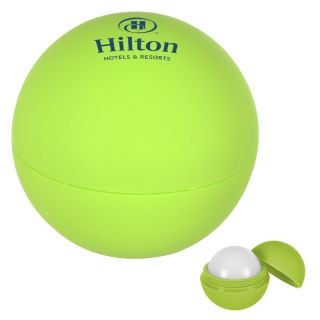 Printed Rubberized Lip Moisturizer Balls