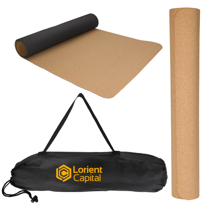 Custom Printed Cork Yoga Mats