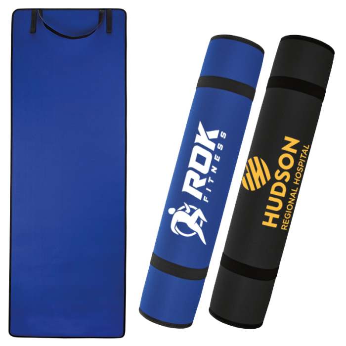 Custom Printed Yoga Mats with Shoulder Strap