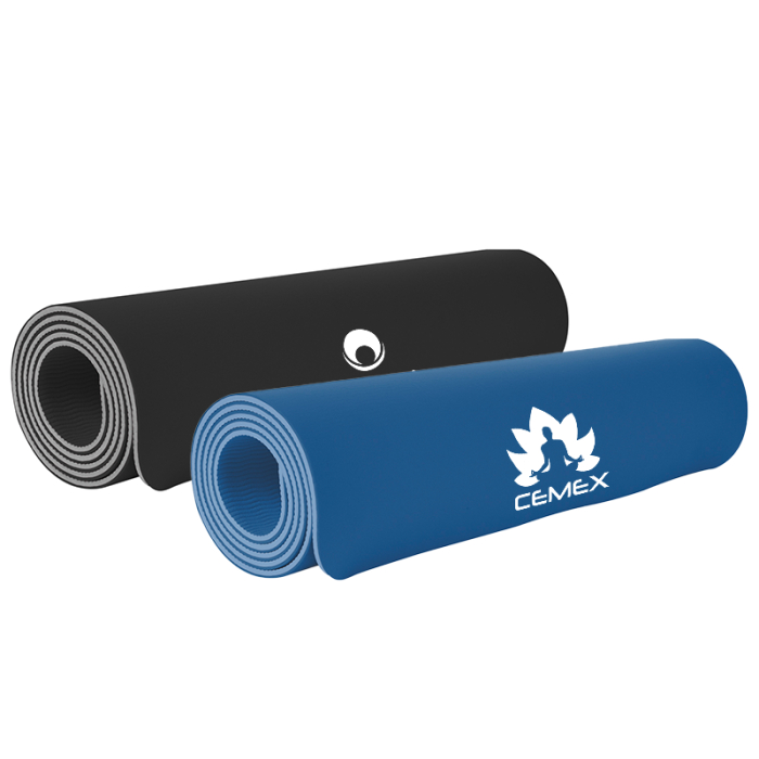 Customized Two Tone Double Layer Yoga Mats 1/4 Inch