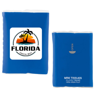 Custom Printed 3 Ply Mini Tissue Packets