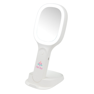 ized Light Up Double Sided Mirrors with Wireless Charger
