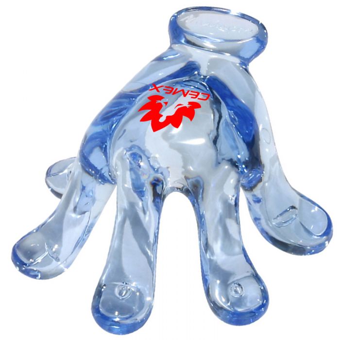 Custom Printed Hand Shape Translucent Massagers