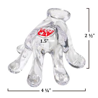 Printed Hand Shape Translucent Massagers