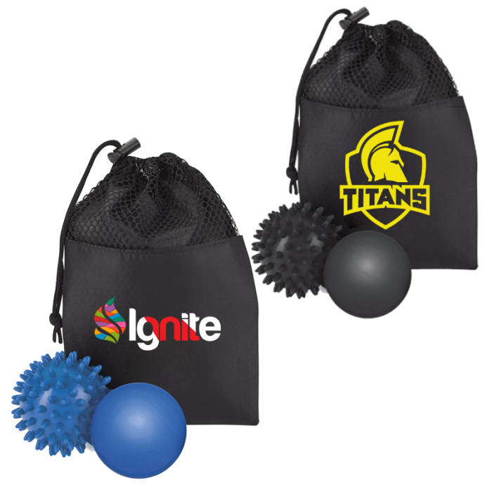Custom Printed Massage Ball Sets