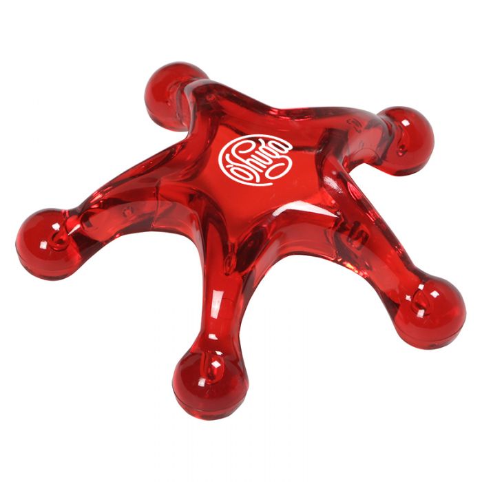 Custom Printed Star Translucent Massagers