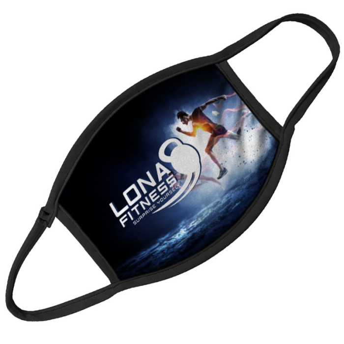 Customized 2-Ply Sublimation Face Masks