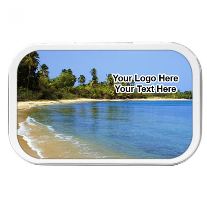 Personalized Beach Necessities Kit - Tin