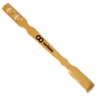 Printed Wood Back Scratcher with 2 Rollers