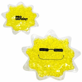 Printed Cool Sun Shape Hot / Cold Packs