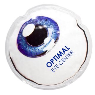 Printed Eyeball Shaped Hot and Cold Packs