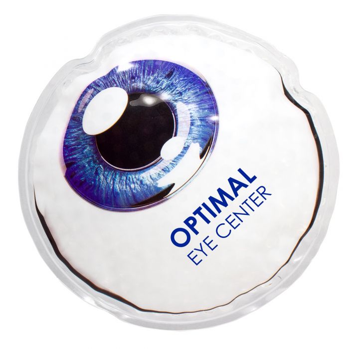 Custom Printed Eyeball Shaped Hot and Cold Packs