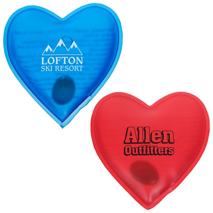 Custom Heart Shaped Reusable Hand Warmers
